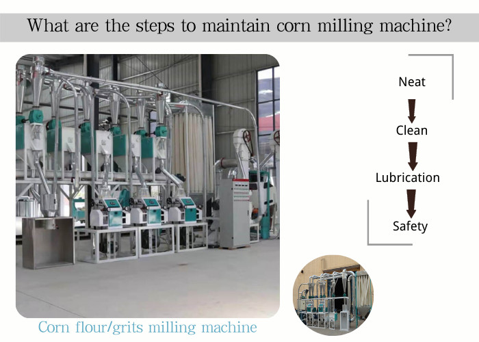 steps to maintain corn milling machine