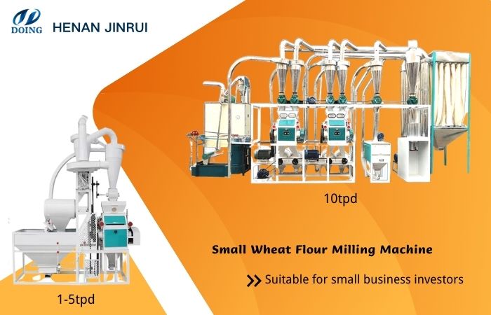 small wheat flour milling machine