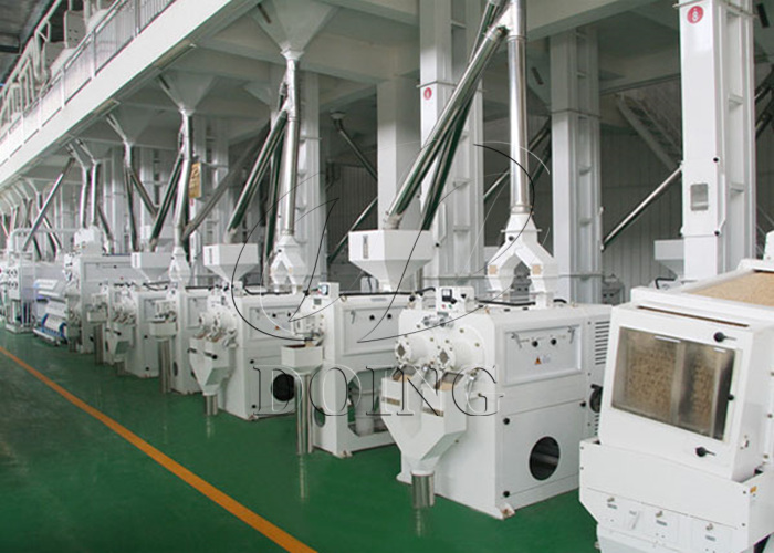 Large rice milling machine