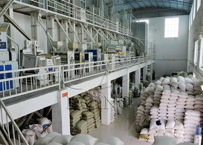 Rice milling machine packing machine