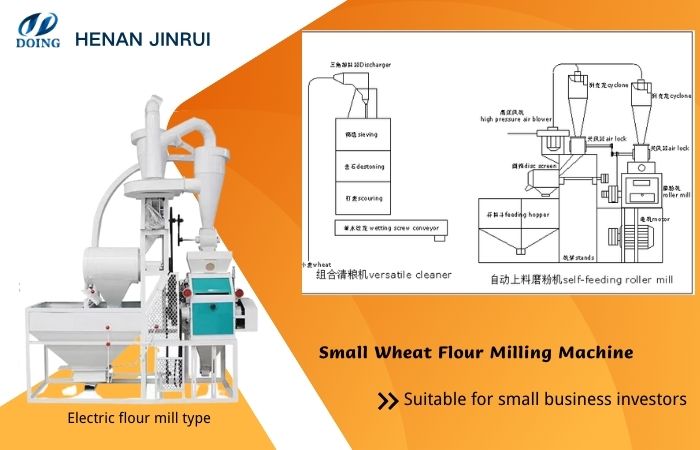 Electric flour mill
