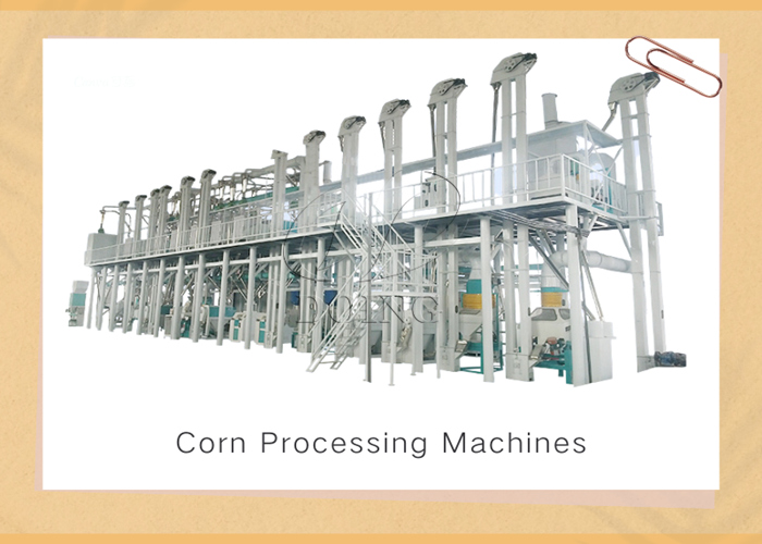 Corn processing machines